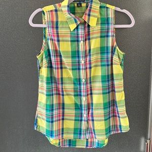 Size small American Living a division of Ralph Lauren, sleeveless cotton blouse